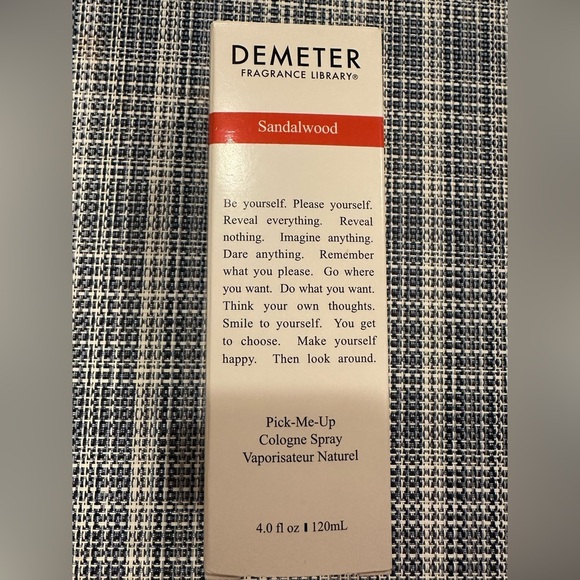 Sandalwood Demeter Pick Me Up Cologne Spray Neutral Unisex 4 oz - Picture 2 of 3